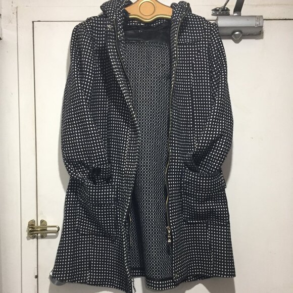 VINTAGE ROUGE PAR POLKA DOT PRINT JACKETS SIZE L - Picture 5 of 9